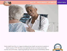 Tablet Screenshot of familyhealthcareclinic.com